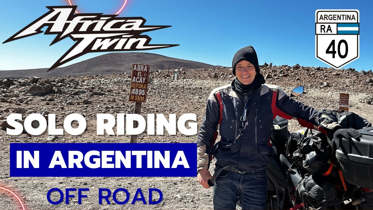 Solo Riding around Latin America  -  Cachi to Abra el acay in Argentina on a Adventure Motorcycle