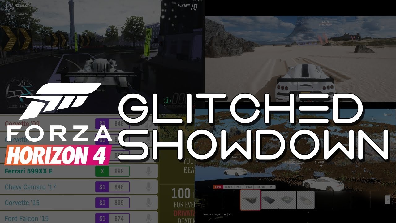 Forza Horizon 4 Glitched showdown