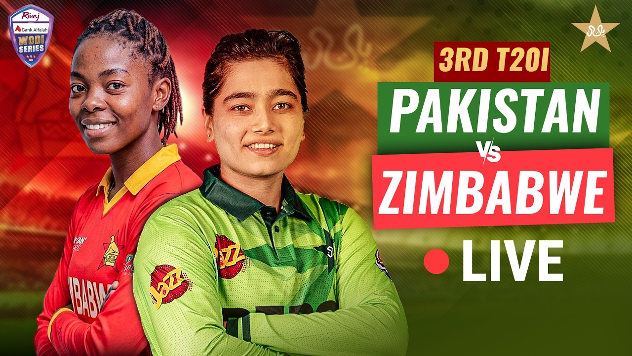 Live | Pakistan Women vs Zimbabwe Women | Match 03 | T20I Series 2026 | M9H1K