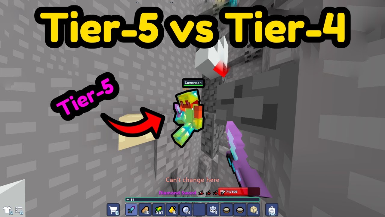 Tier-4 vs Tier-5 Armour in bloxd.io!? || Bloxd.io