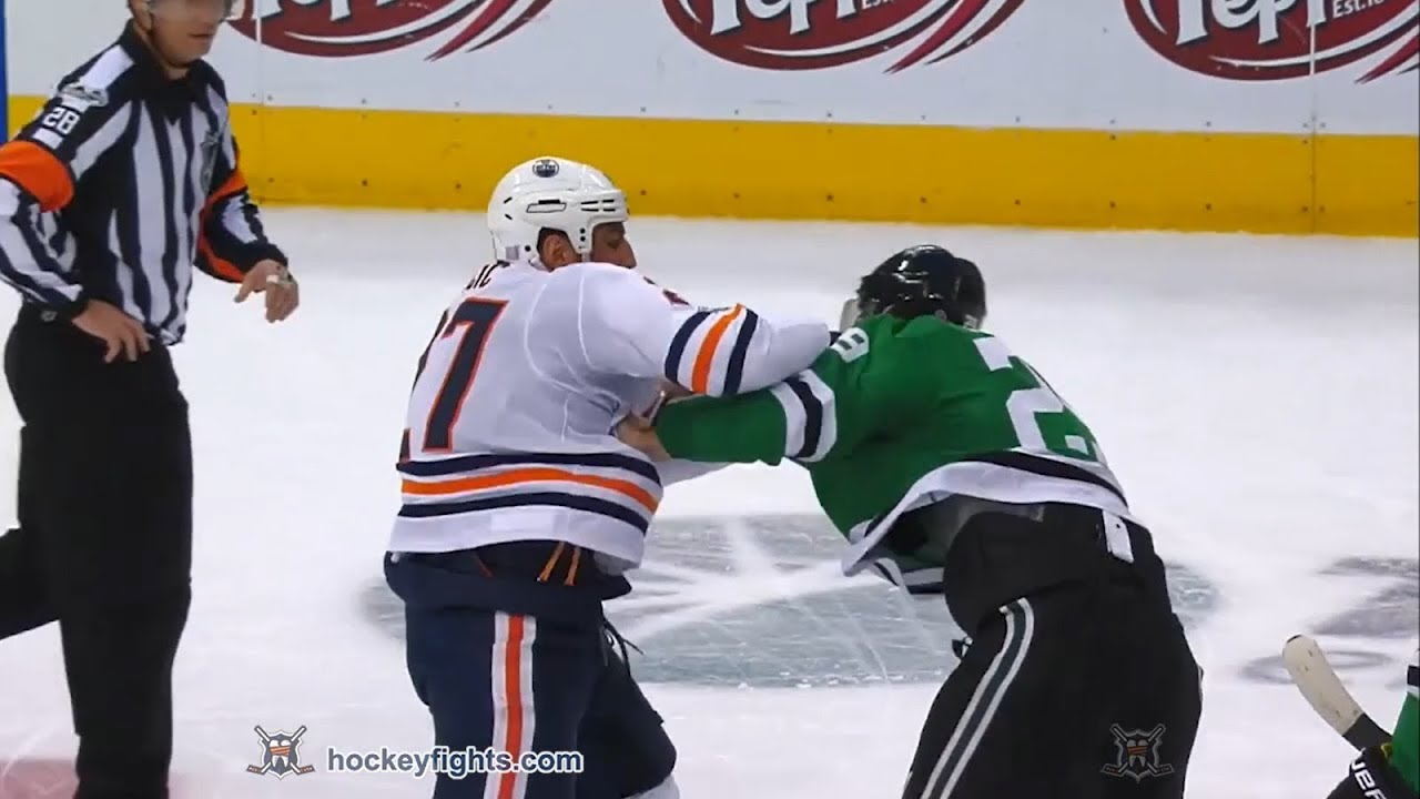 Milan Lucic vs Greg Pateryn Nov 18, 2017