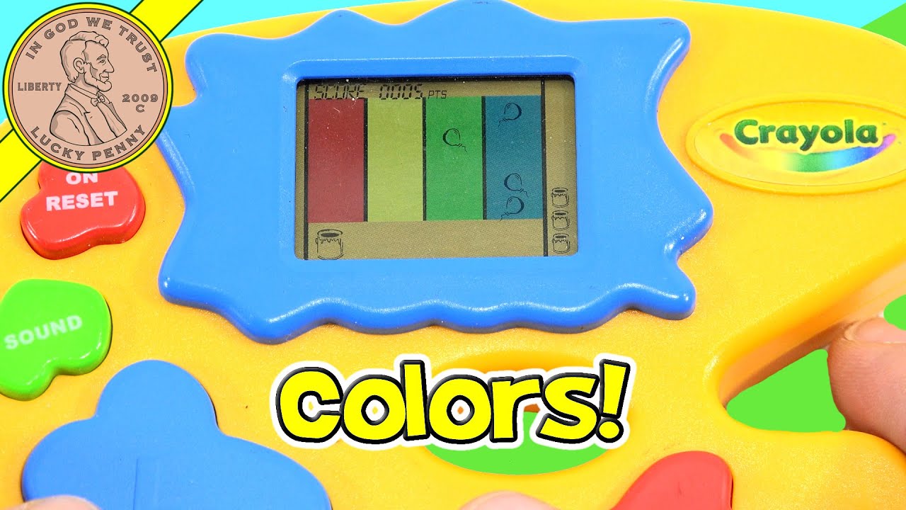 2004 Crayola Моя первая электронная портативная игра