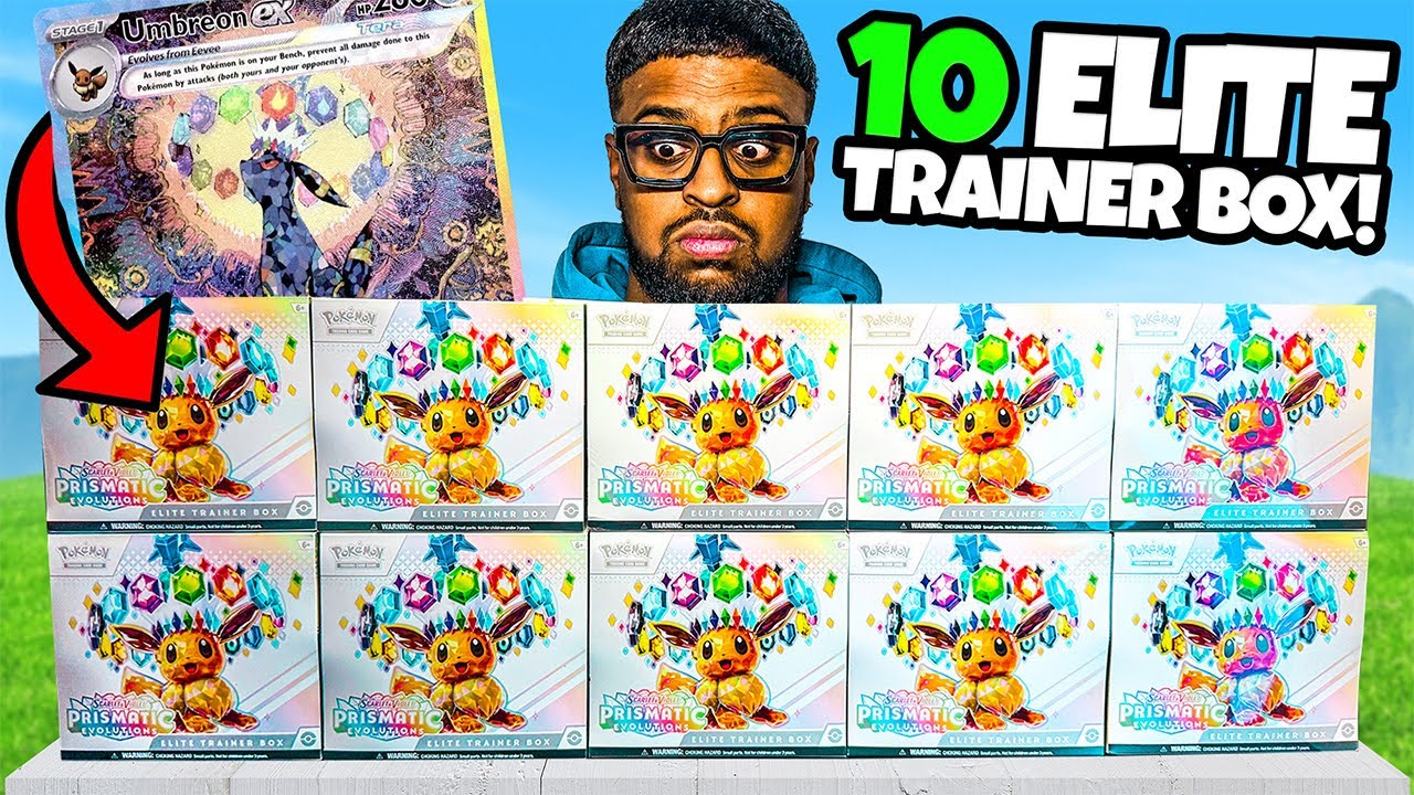 I Opened 10 Prismatic Evolutions Elite Trainer Box So You Don't Have To...