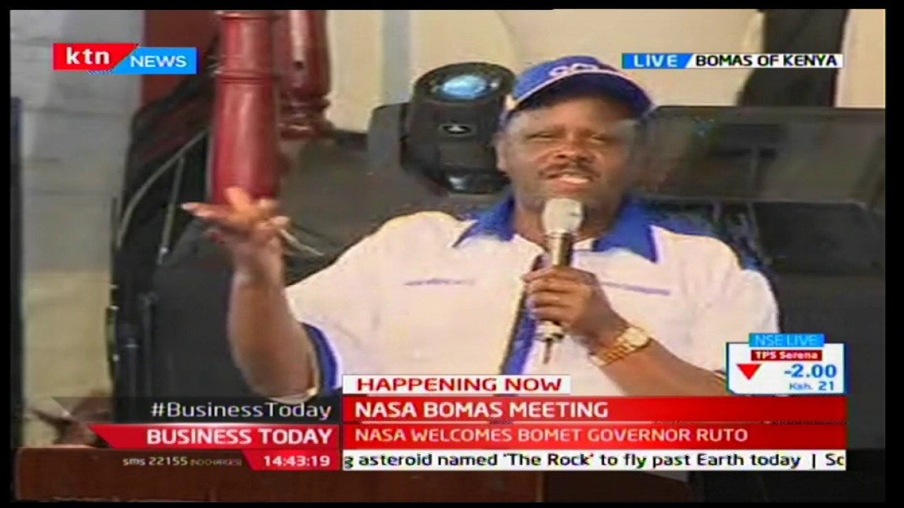 Isaac Ruto's full speech as he is welcomed into NASA