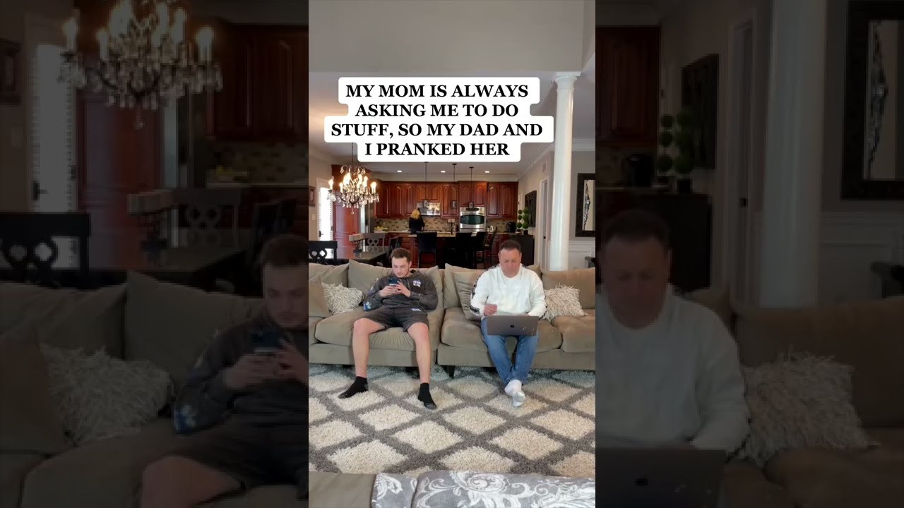 HILARIOUS PRANK ON MOM - #shorts