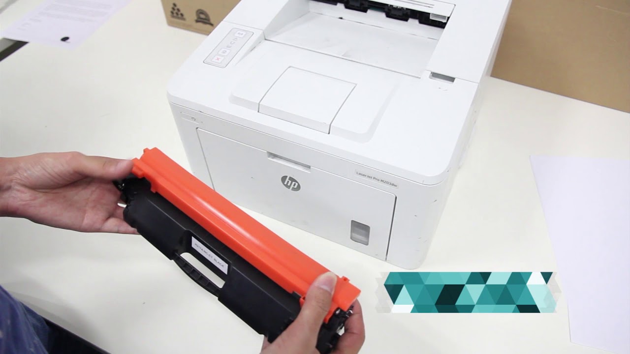 How to install HP 30A CF230A Toner Cartridge (with chip)?