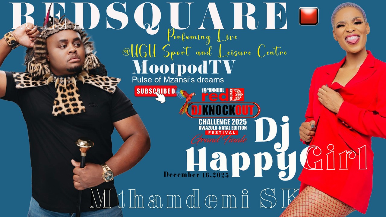 OUTSIDE SHOW|Red Square DJ Knockout Challenge Final |MTHANDENI SK|DJ HAPPYGAL|MJOLISI|OLEFIED KHETHA