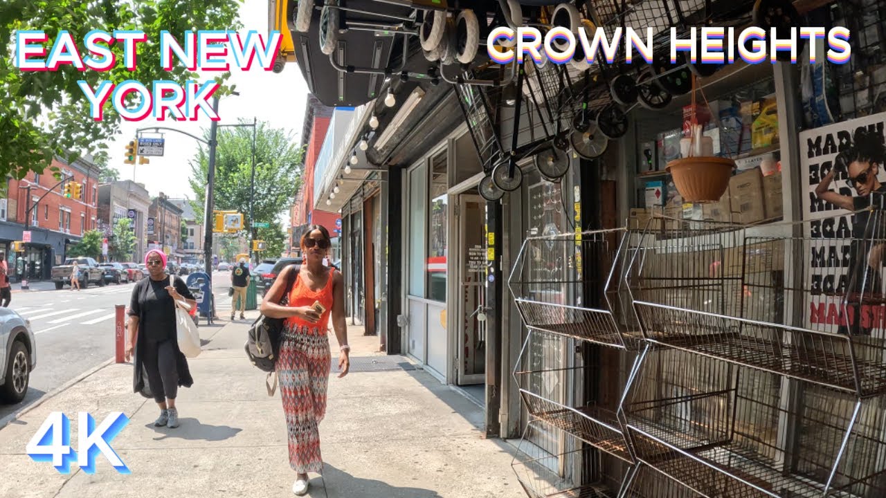 EXPLORING EAST NEW YORK from FULTON STREET to CHURCH AVE. VIA. NOSTRAND AVENUE USA (07 26, 23)!!!