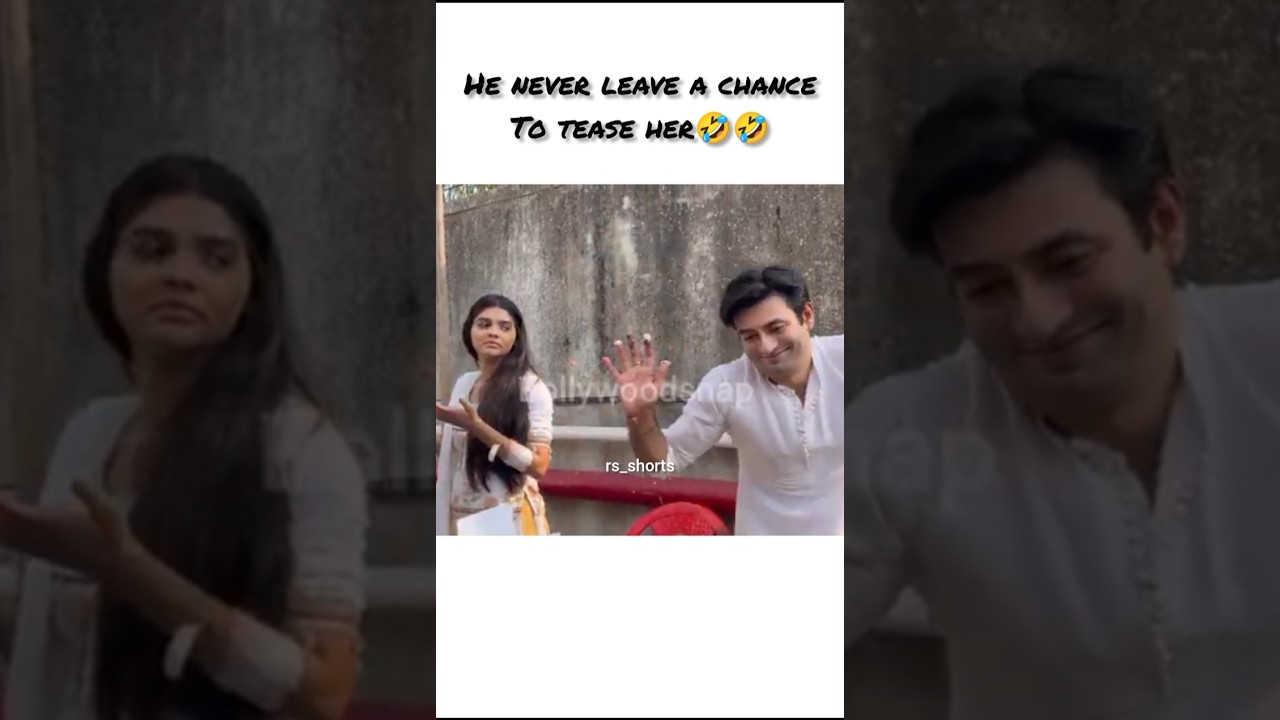 He never leave chance to tease her🤣🤣#pransh#pranali#aashay#ytshorts
