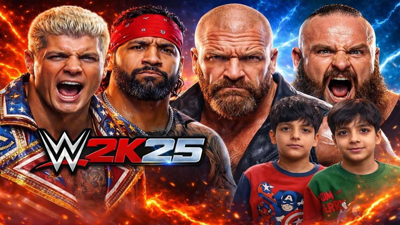 Triple H Takes Control! Cody Rhodes, Jey Uso & Braun Strowman | WWE 2K25 PS5