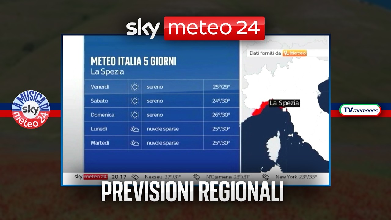 Previsioni regionali (HQ) - La musica di Sky Meteo 24 [2020-2024]