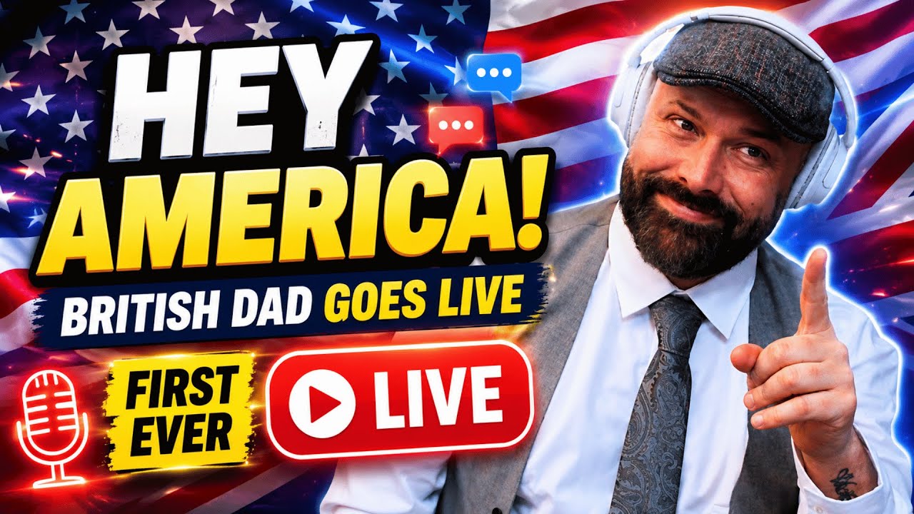 British Dad Talks to America LIVE for the First Time! 🇺🇸