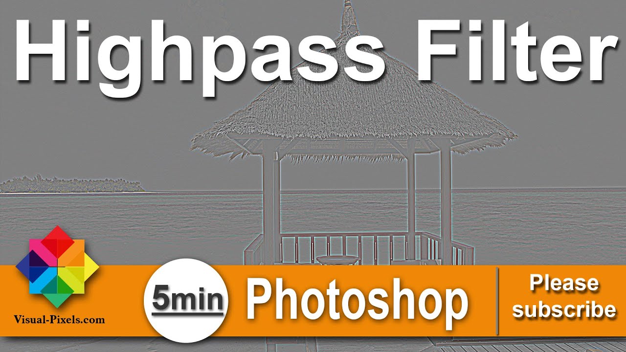 Photoshop Tutorial: How to use the Highpass Filter