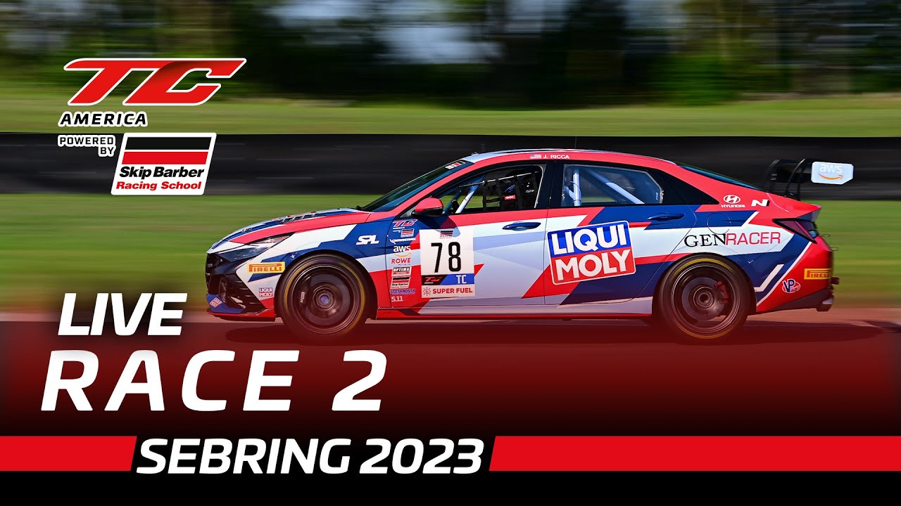 LIVE | Race 2 | Sebring | TC America Powered by Skip Barber 2023