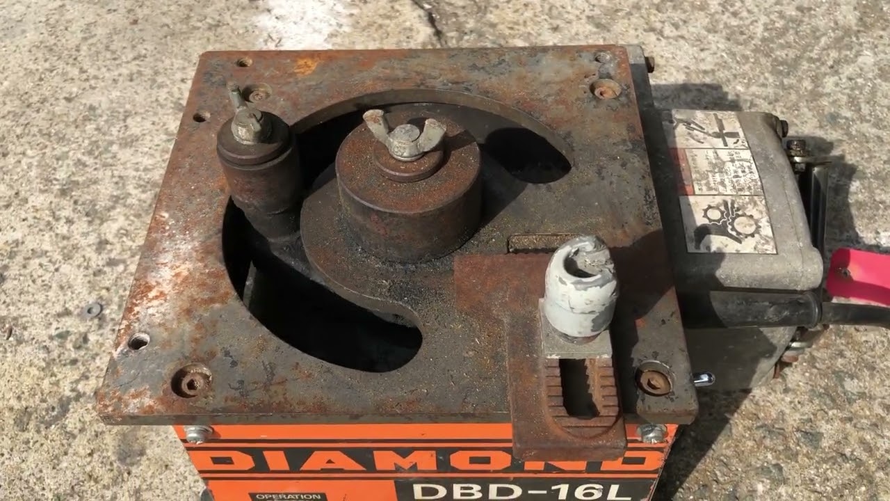 DIAMOND DBD-16L 鉄筋ベンダー　検品