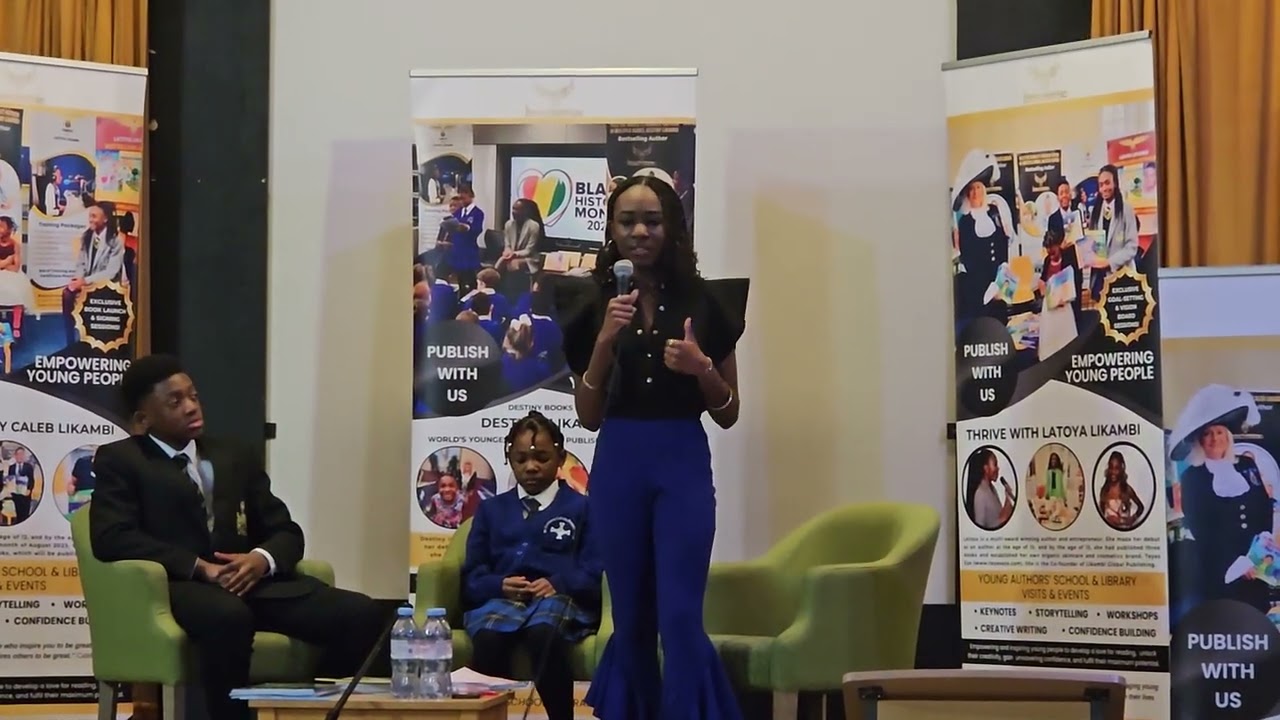 Latoya Likambi Speaks at The Unlocking Literary Horizons Young People&rsquo;s Symposium
