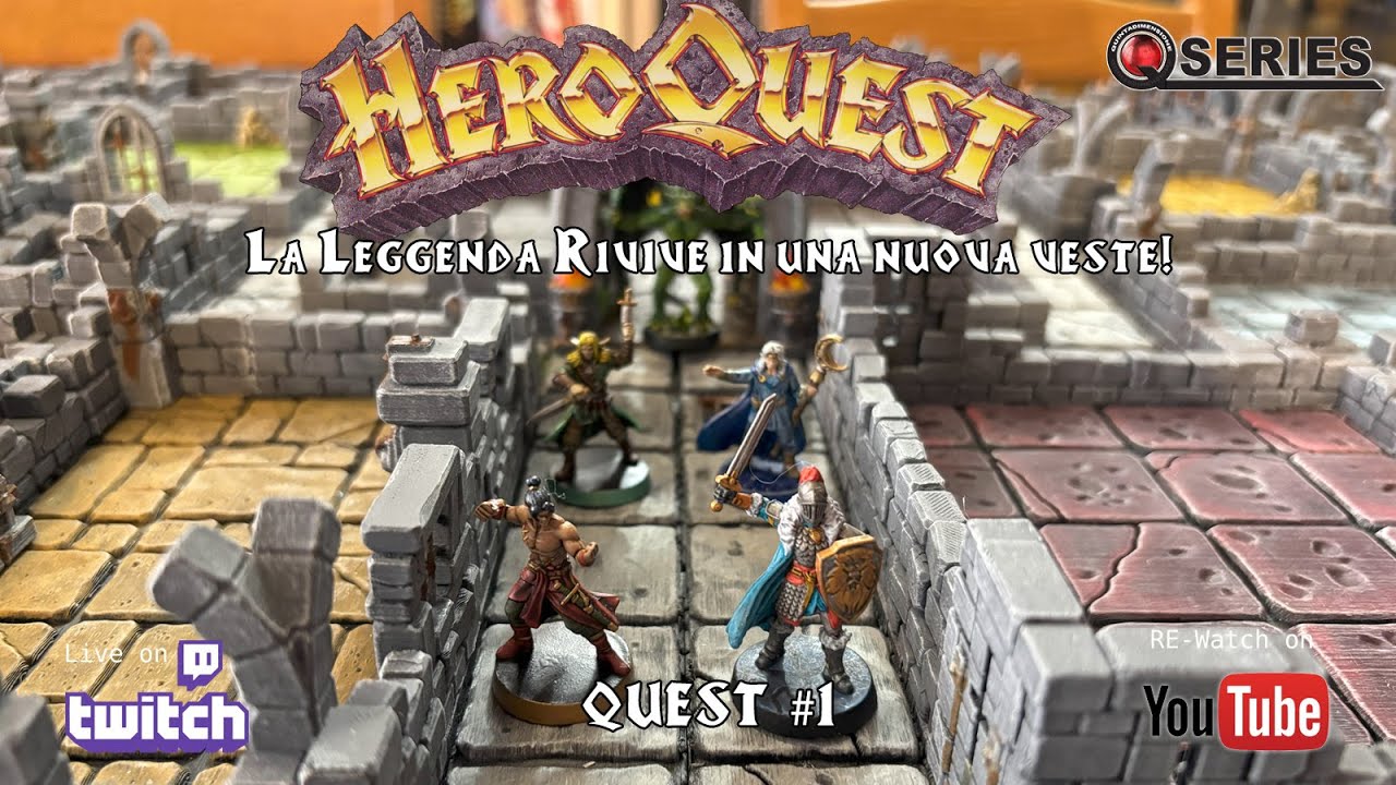 Boardgame Series || HeroQuest: La Leggenda Rivive - Gameplay 3D Definitivo