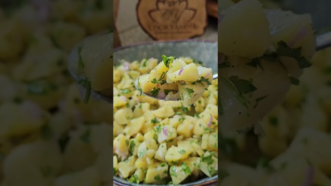SALADE DE PATATE 🥔🥗 la meilleure des salades 😍 le bon go&ucirc;t de mon enfance 🤍 #shorts #salad