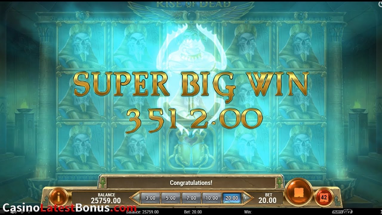 Rise of Dead from Play`nGo (FREESPINS, BONUS, BIGWIN, SUPERBIGWIN, MEGAWIN)