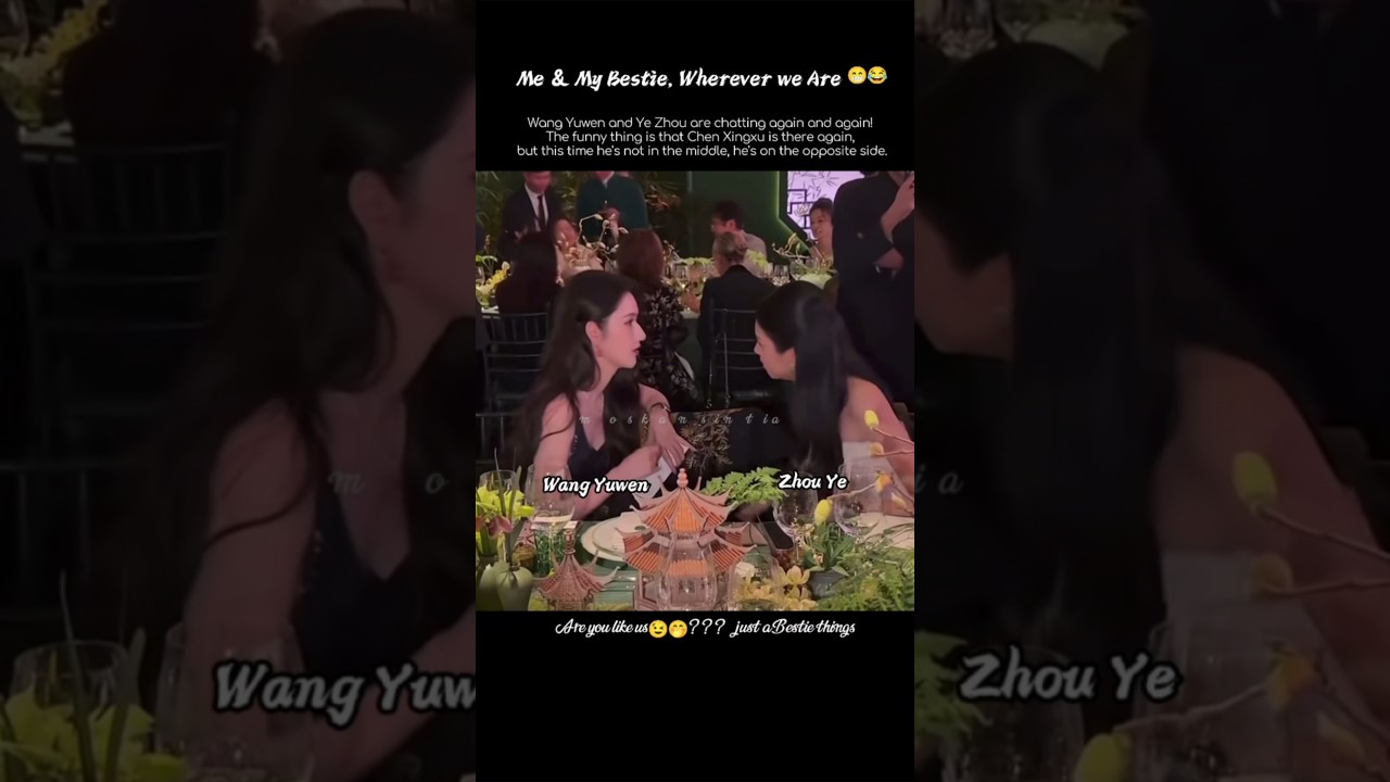 Our Legendary Gossiping Trio 🤭🤣of the year😅#wangyuwen #chenxingxu #zhouye #cdrama #trending #fyp