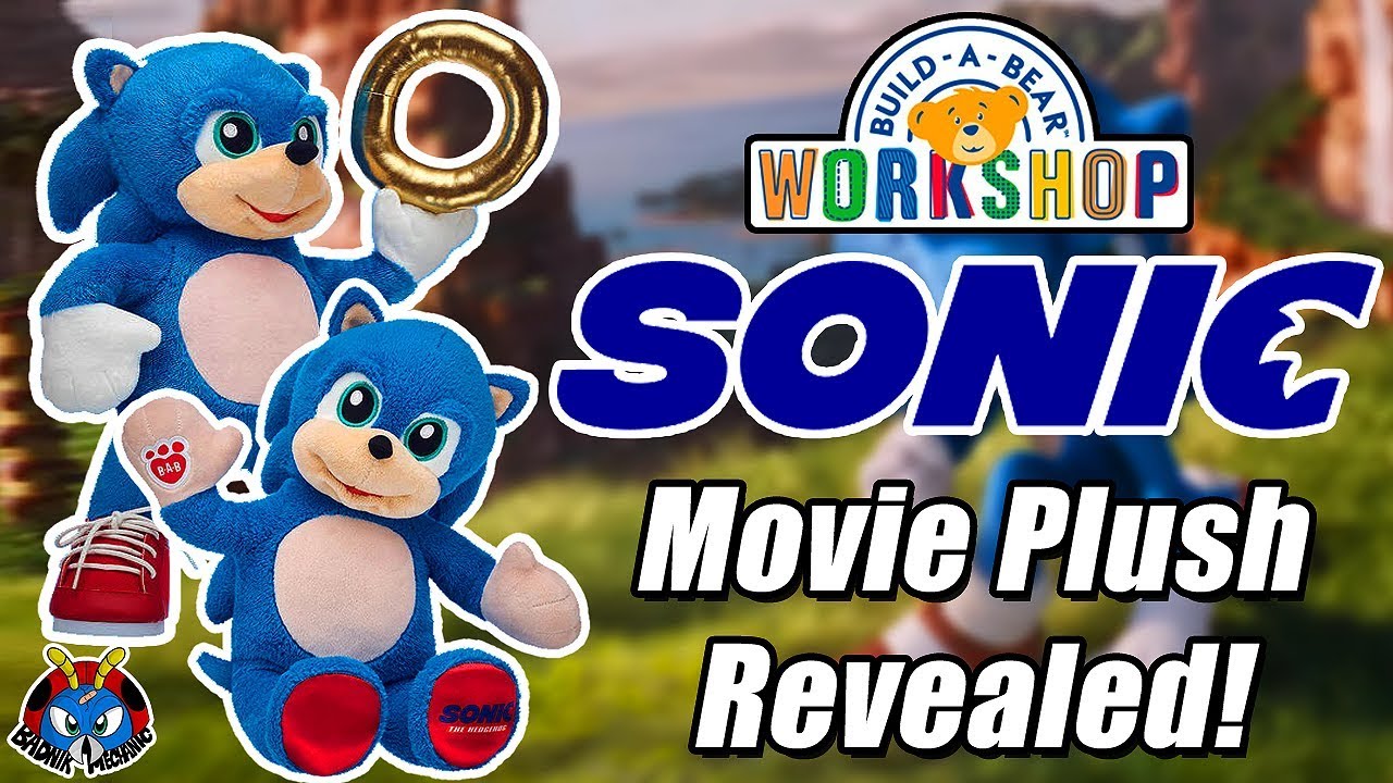 Sonic Movie Build a Bear Sonic Plush Revealed!