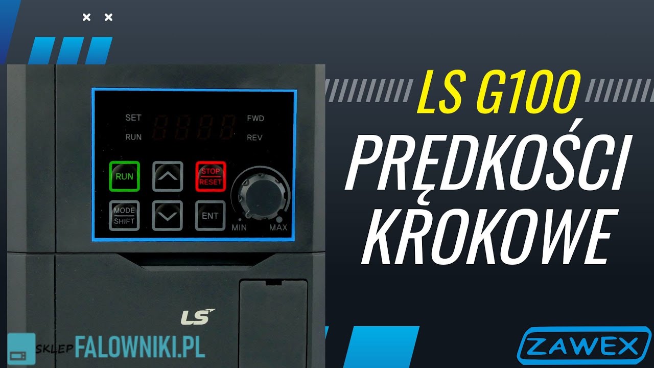 Jak ustawić prędkości krokowe w falowniku LS G100 – praktyczny poradnik od sklepfalowniki.pl