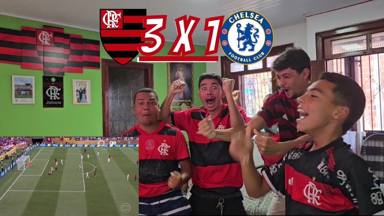 REACT FLAMENGO 3 X 1 CHELSEA || SUPER MUNDIAL !!!!!!