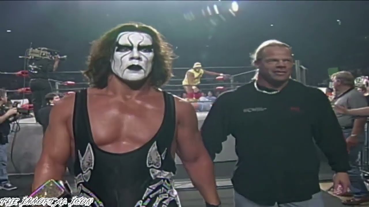 Sting and Lex Luger attack Ric Flair