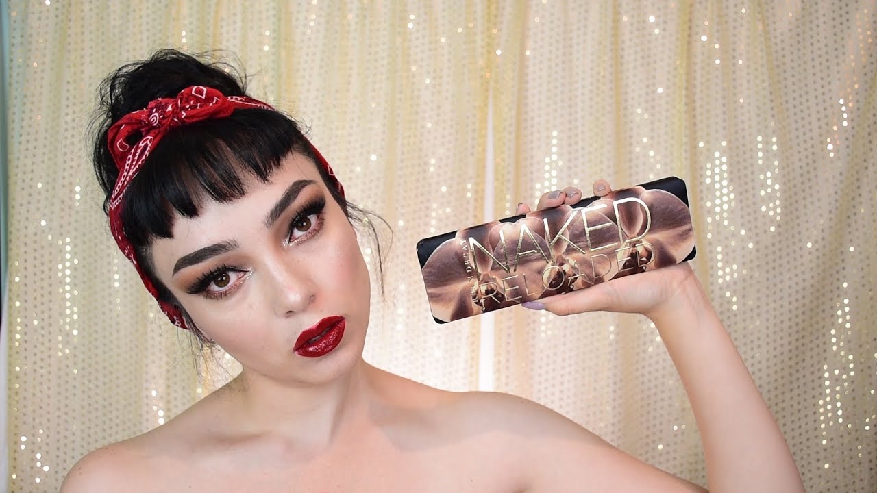 Pin up / Rockabilly Makeup tutorial / Naked Reloaded