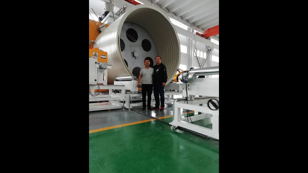 Extrusion line of spiral winding tank for a reservoir application/plastic  reservoir tank production