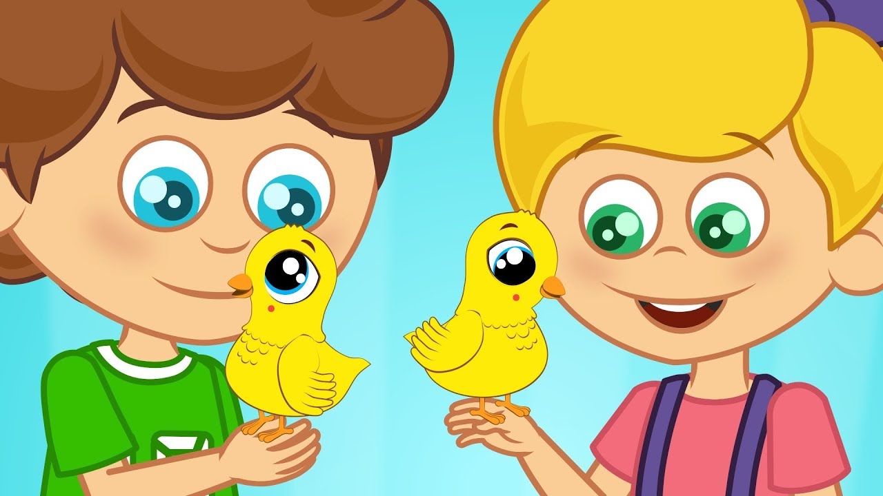 O Pintinho Piu | Desenho Animado  Musica Infantil com OS Amiguinhos