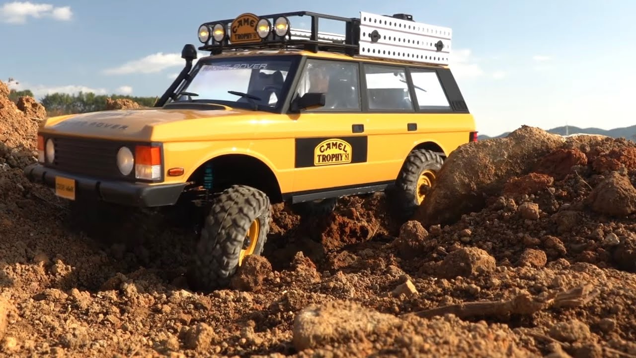 FMS FCX10│Land Rover Range Rover Camel Trophy Edition│Unboxing & Off-road Adventure
