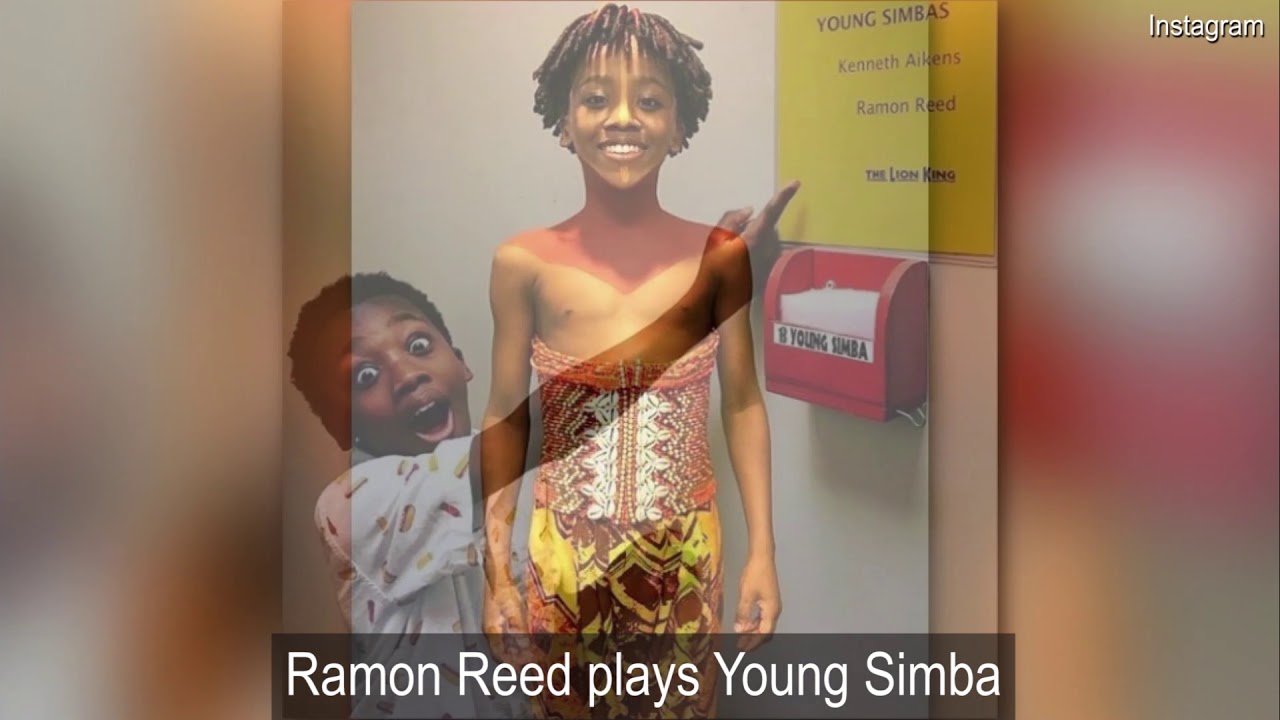 Young Simba comes home to perform in Disney's The Lion King