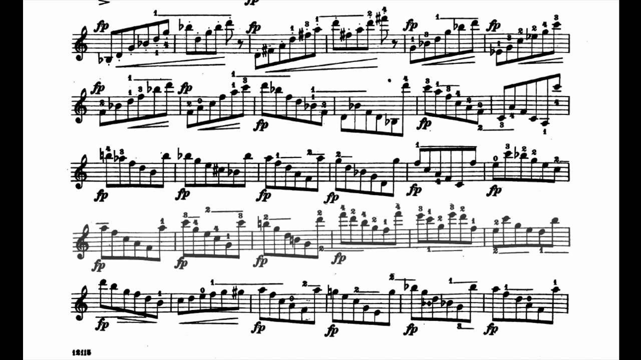 Metodo para violin Kayser -  Ejercicio 29