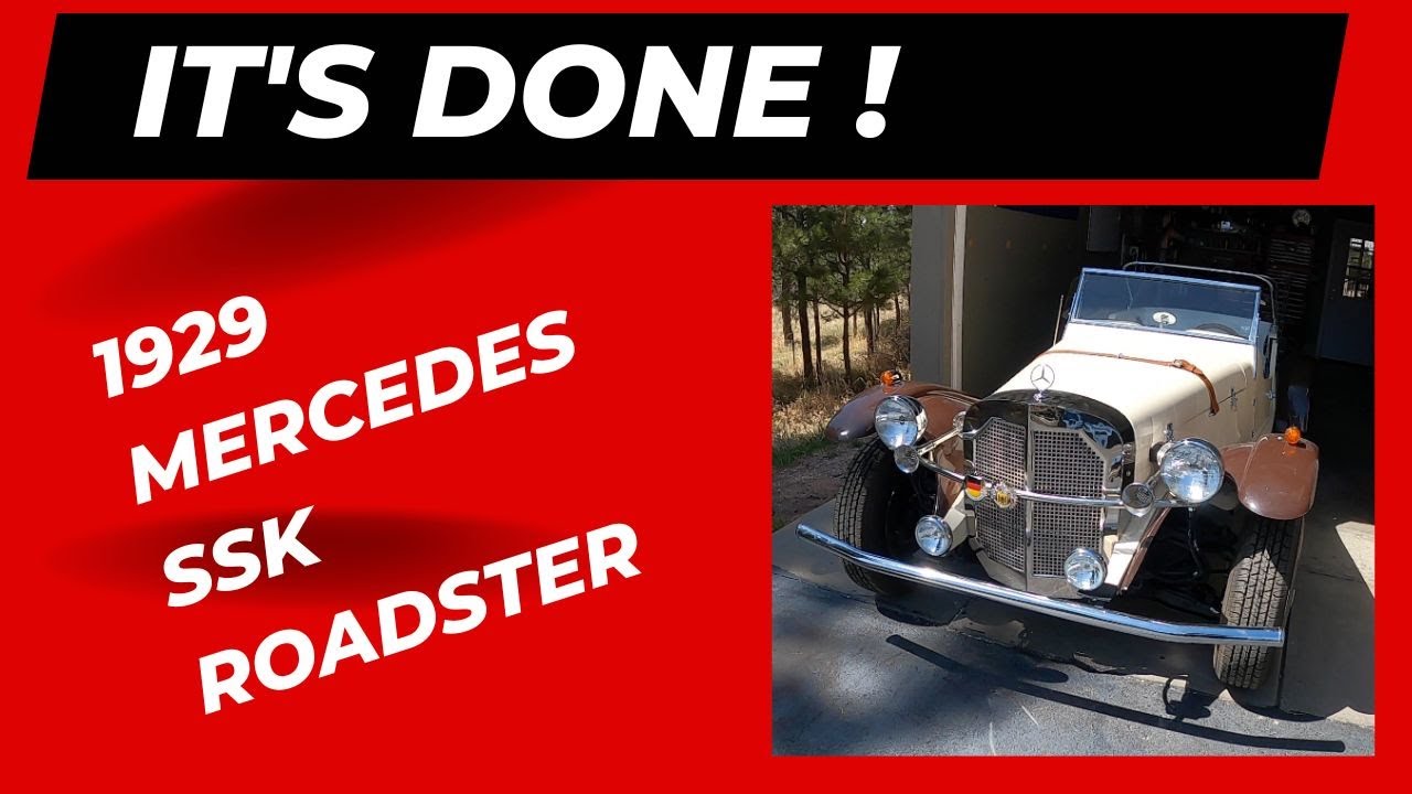 1929 Mercedes SSK Roadster Final Build Walk Around  Video Part 14  MUST SEE!
