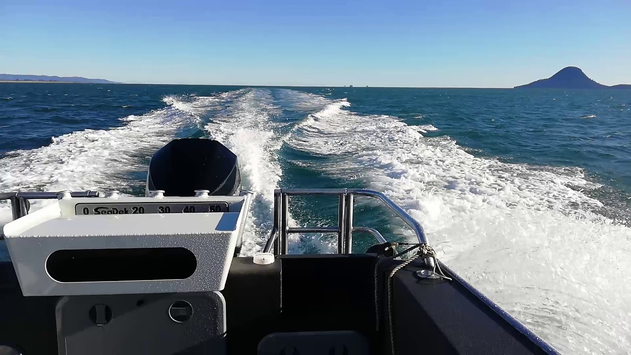 Open ocean in an FC700 boat