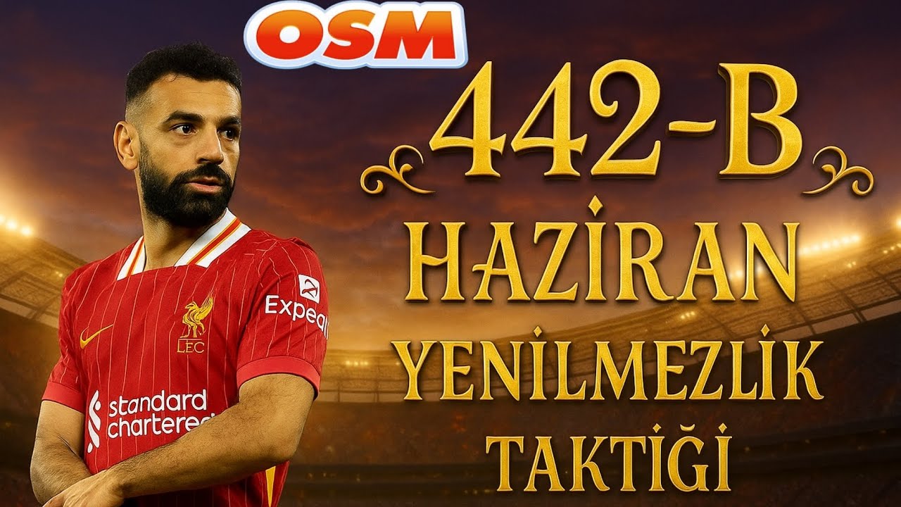 OSM 442-B HAZİRAN GÜNCEL TAKTIK ! ONLİNE SOCCER MANAGER #keşfet #onlinesoccermanager #osm