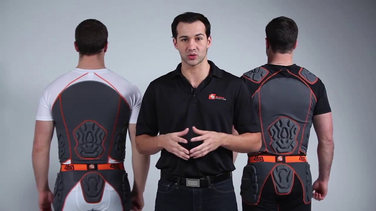 SHOCK DOCTOR 595 & 593 ULTRA SHOCKSKIN FOOTBALL SHIRTS PRODUCT VIDEO