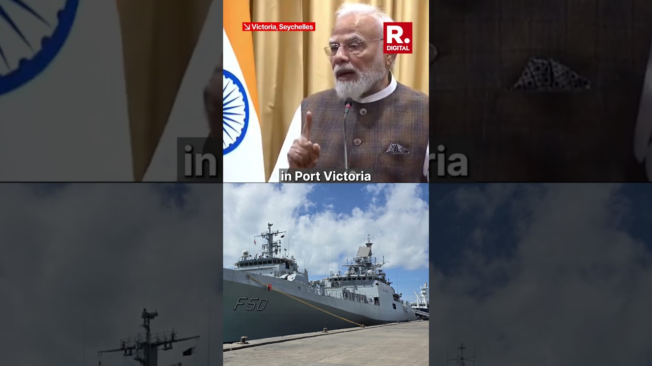 PM Modi Highlights India-Seychelles Naval Ties in Port Victoria