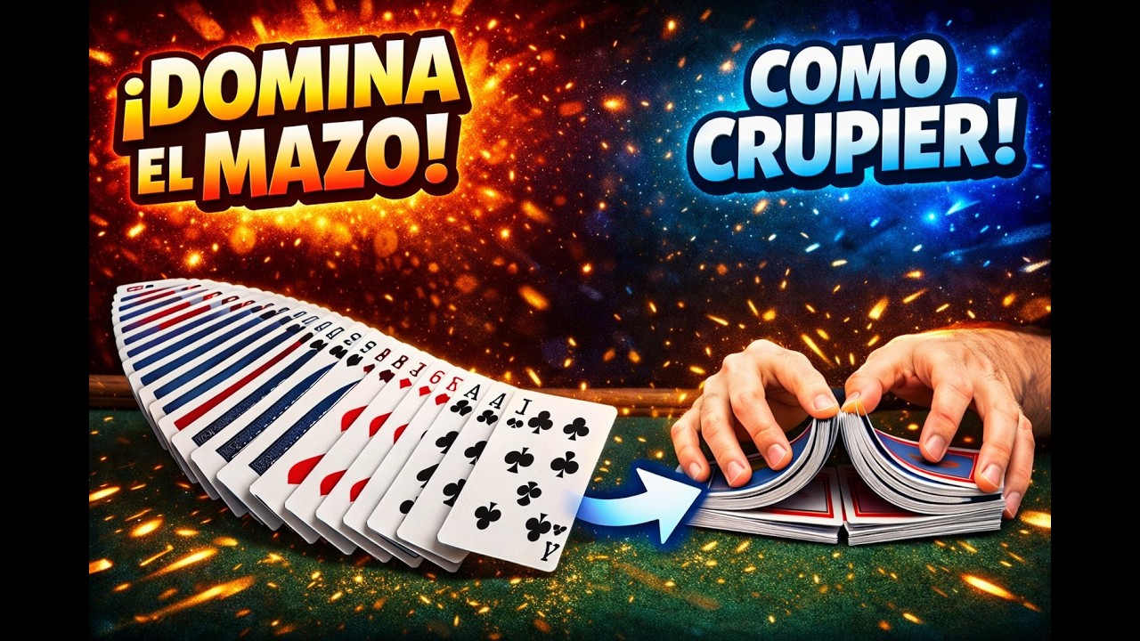 Aprende a Extender y Barajas un Mazo como un Dealer Profesional