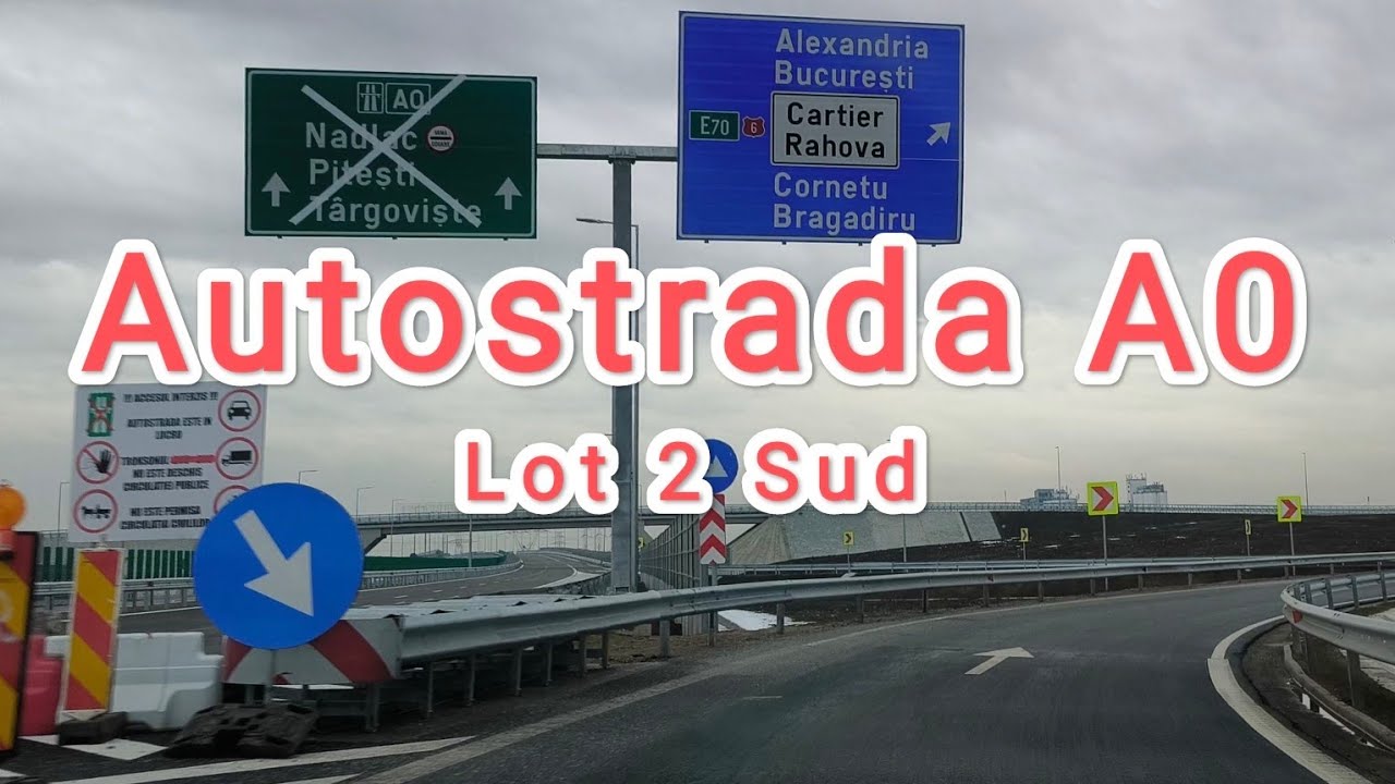 Autostrada A0 Sud Lot 2 | DN6 Cornetu - DN5 Jilava | Bucuresti | 28 Ianuarie 2024