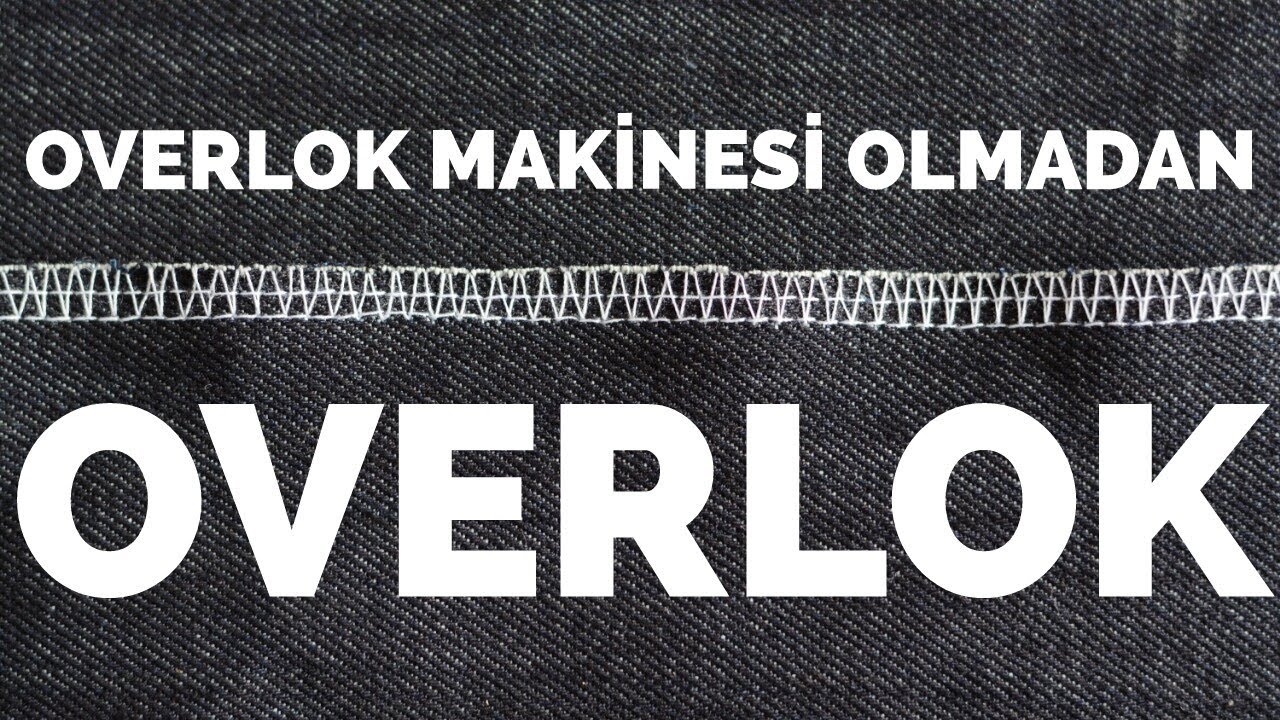 Overlok Makinesiz Süper Overlok Yapımı | Overlock Without Serger | Betül Bayraktar