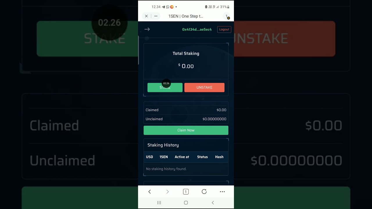 Tutorial cara mendaftar 1SEN lengkap.
