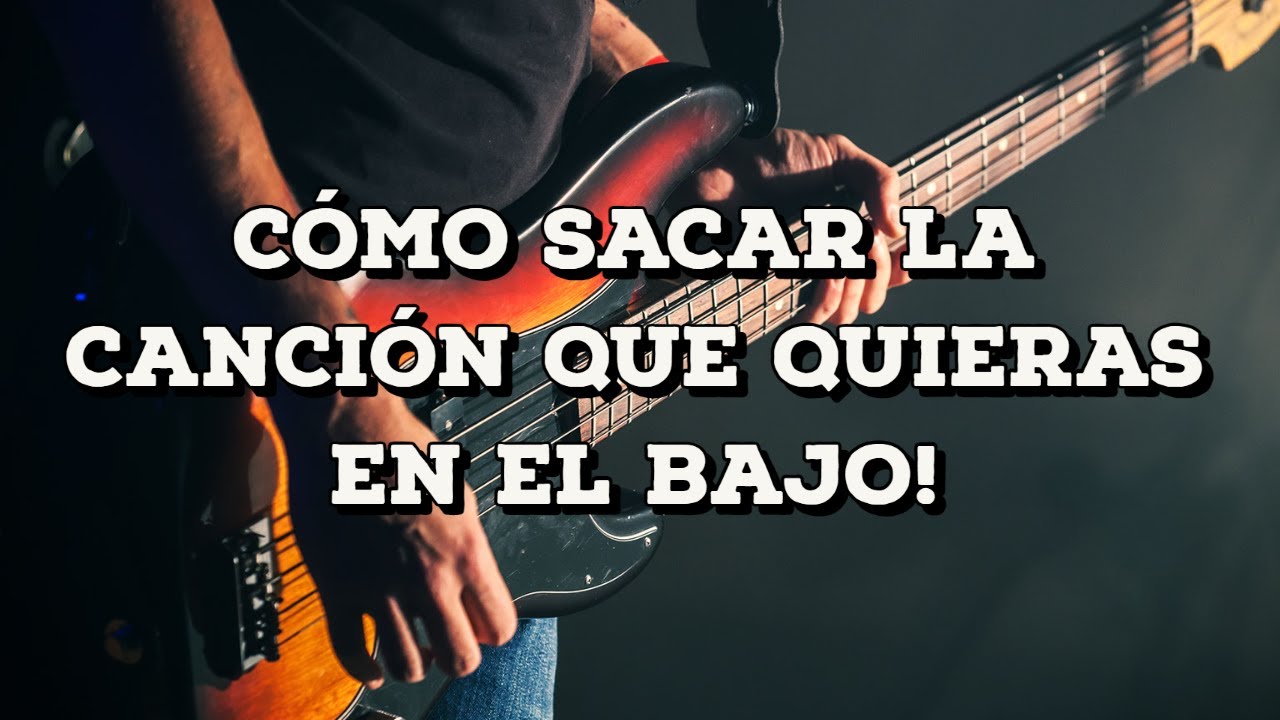 Cómo tocar CUALQUIER CANCIÓN en el bajo