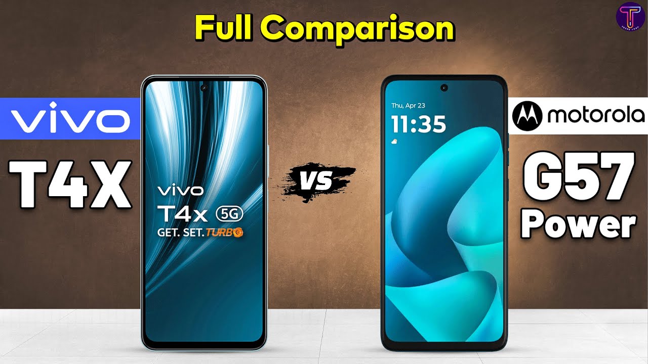 Vivo T4X vs Moto G57 Power : Full Comparison 🤔❓
