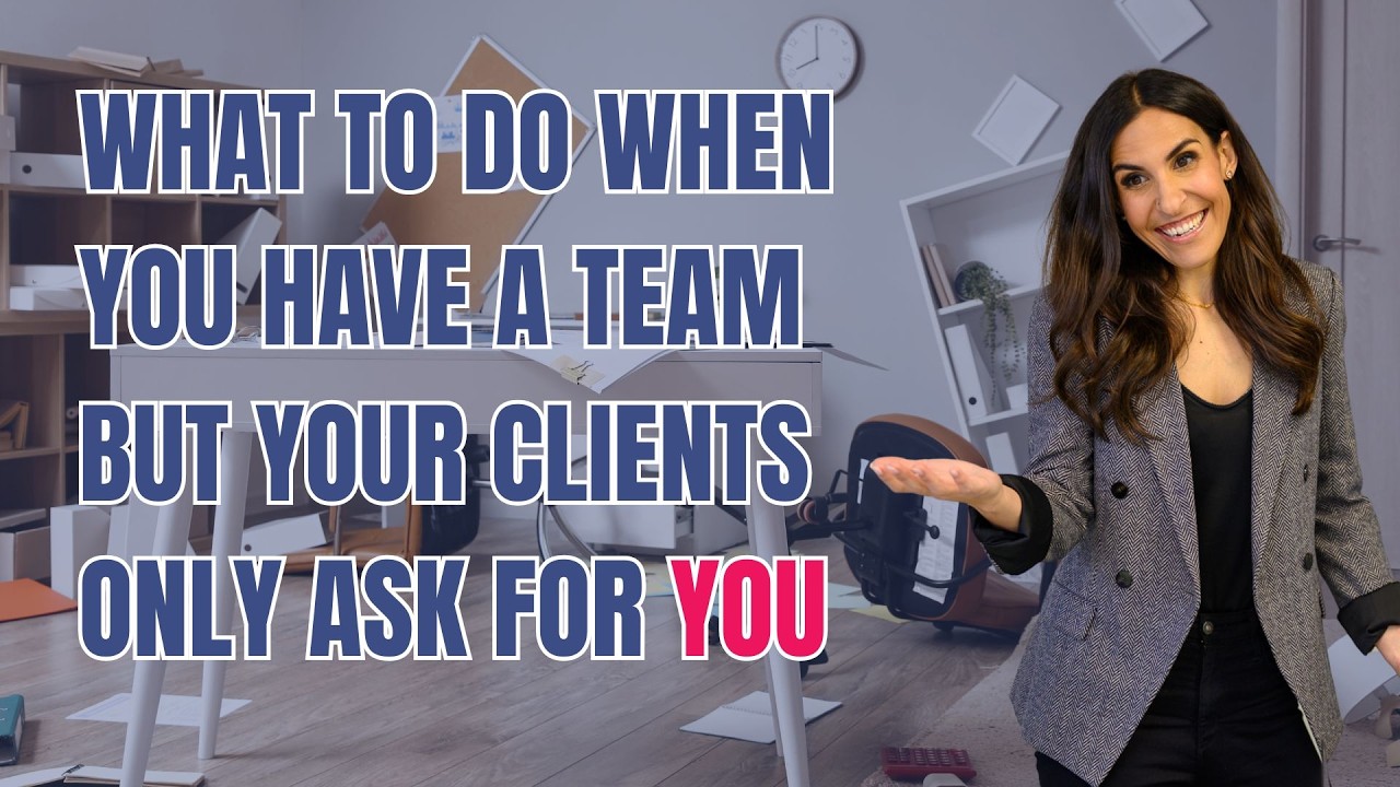 What to do when you have a team but your clients only ask for YOU
