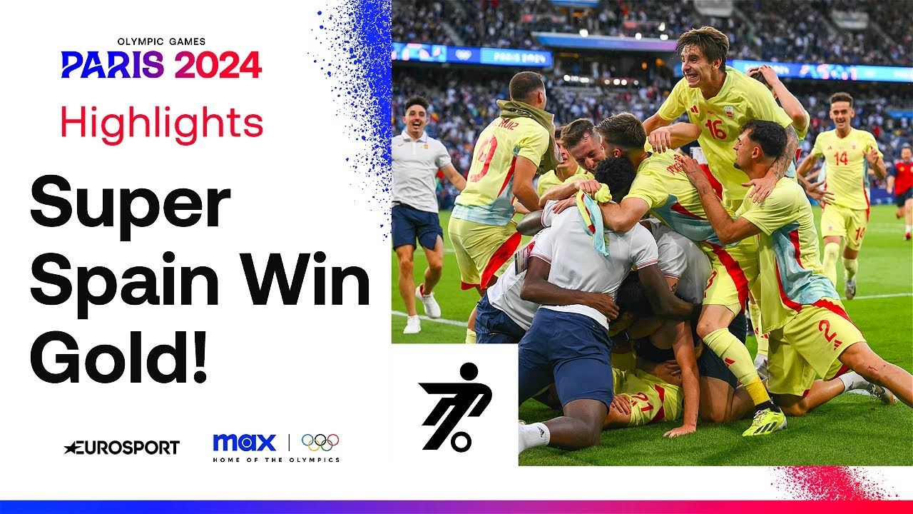 Spain beat France after extra time to win gold medal in thrilling football final 🇪🇸 | #Paris2024
