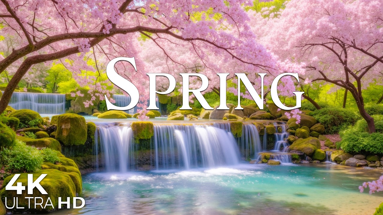 Spring in Osaka 4K 🌸 Cherry Blossoms, Osaka Castle & Serene City Views
