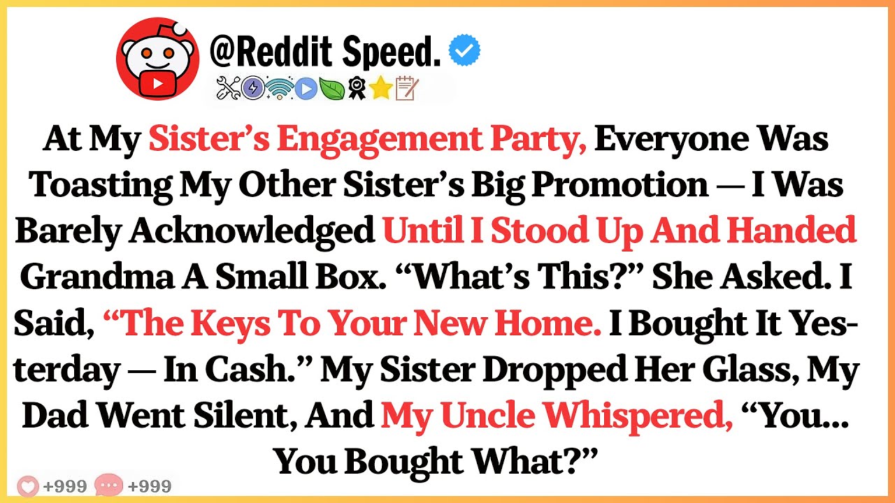 At My Sister’s Engagement Party, Everyone Was Toasting My Other Sister’s Big...