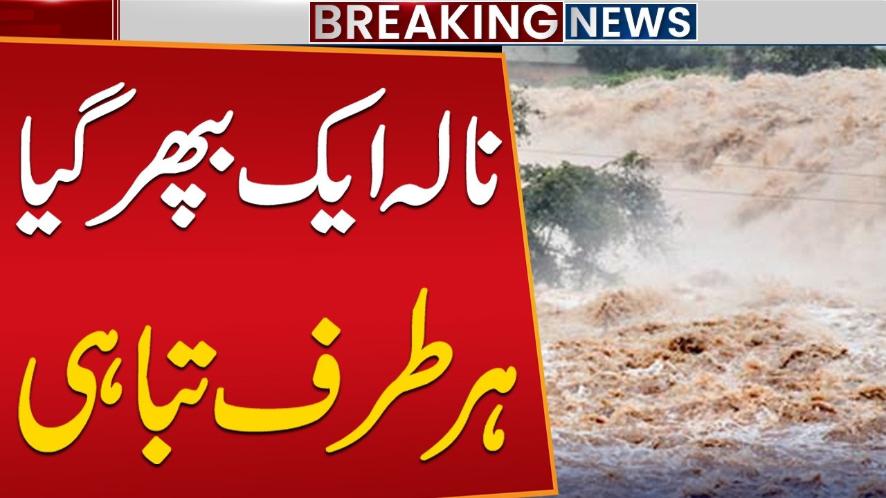 Nala Lai Overflowing! Massive Destruction as Floodwater Runs Wild | Breaking News